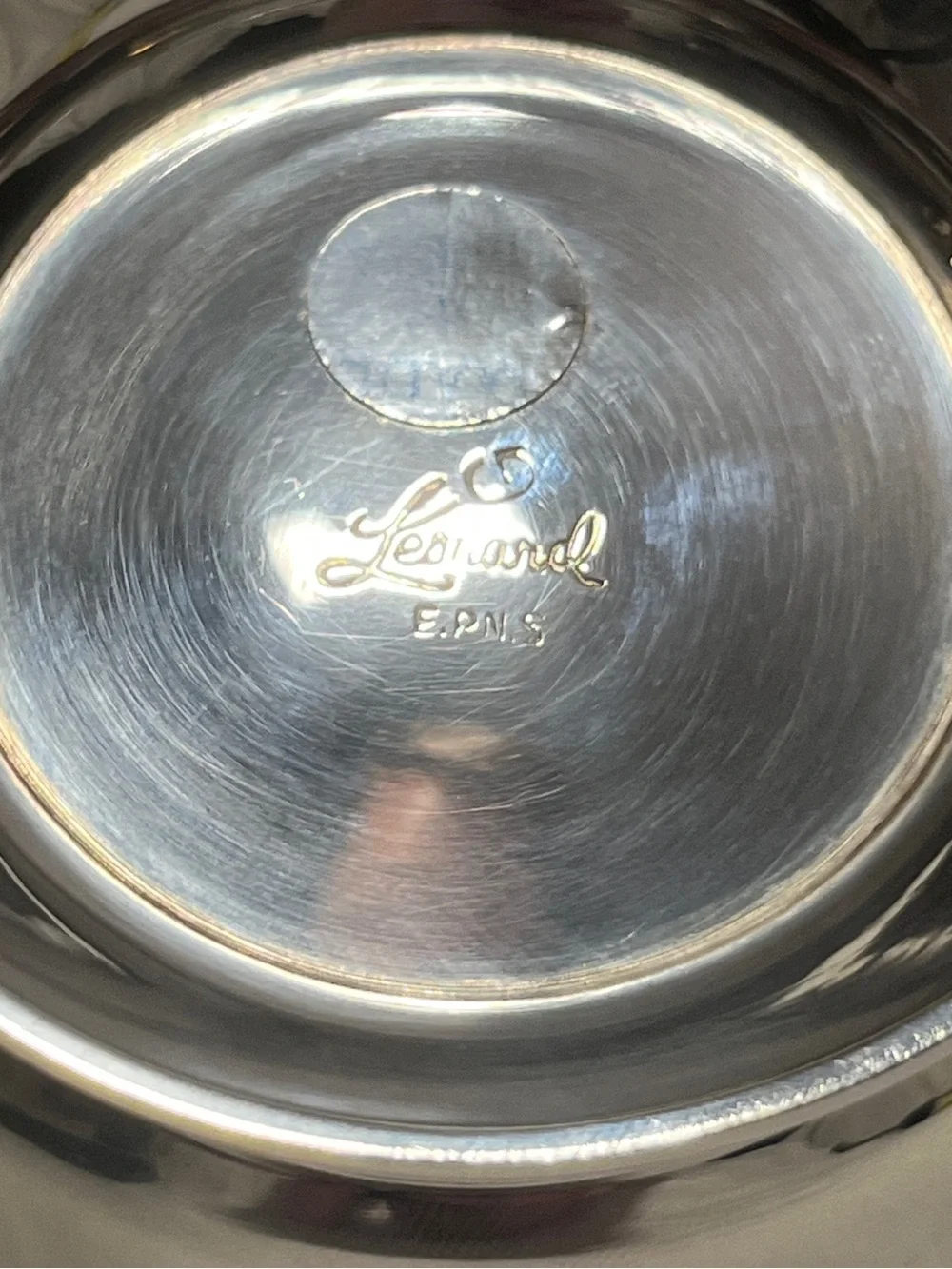 Silver-plate Small Bowl | Leonard Silver Co. EPNS | Paul Revere